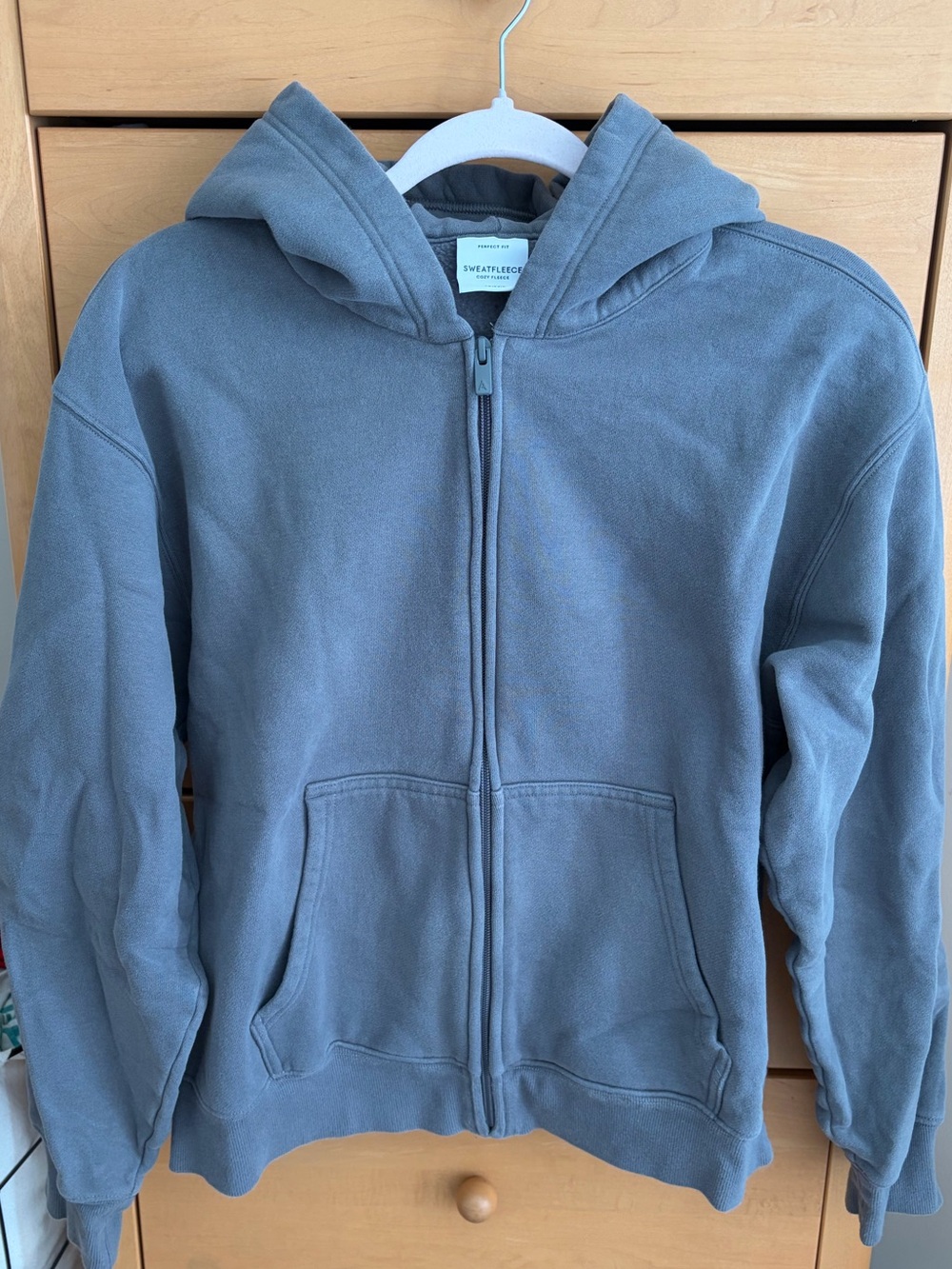 Aritzia Gray Zip Hoodie